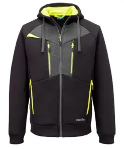 Portwest DX472 DX4 Zipped Hoodie in Black