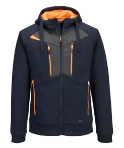 Portwest DX472 DX4 Zipped Hoodie in Navy