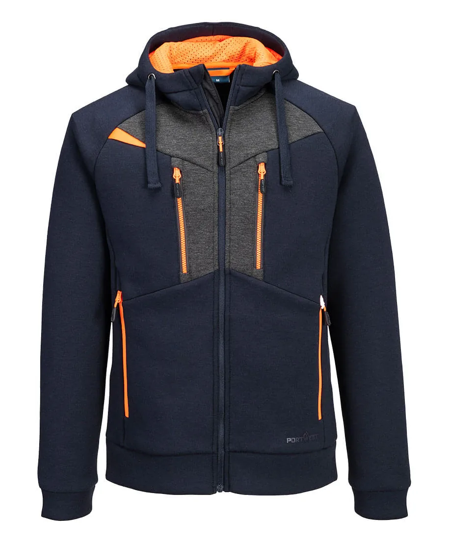 Portwest DX472 DX4 Zipped Hoodie in Navy