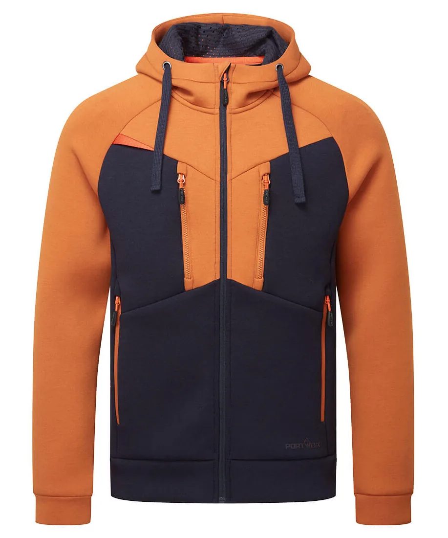 Portwest DX472 DX4 Zipped Hoodie in Rust