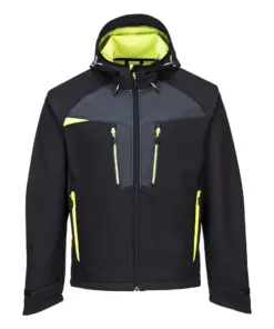 Portwest DX474 DX4 Hooded Softshell (3L) in Black