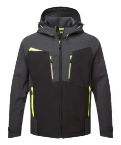 Portwest DX474 DX4 Hooded Softshell (3L) in Metal Grey