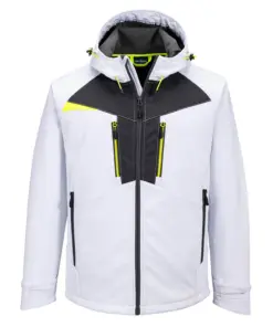 Portwest DX474 DX4 Hooded Softshell (3L) in White