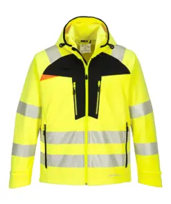 Portwest DX475 DX4 Hi-Vis Softshell (3L) in Yellow/Black