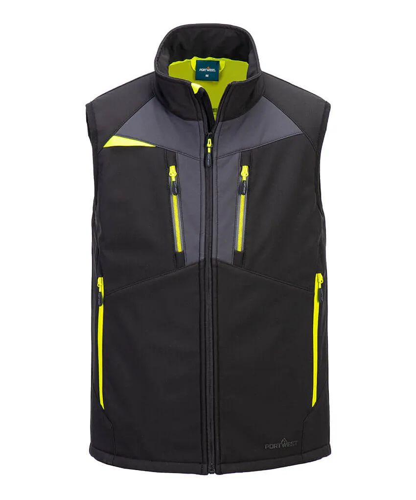 Portwest DX476 DX4 Softshell Bodywarmer (3L) in Black