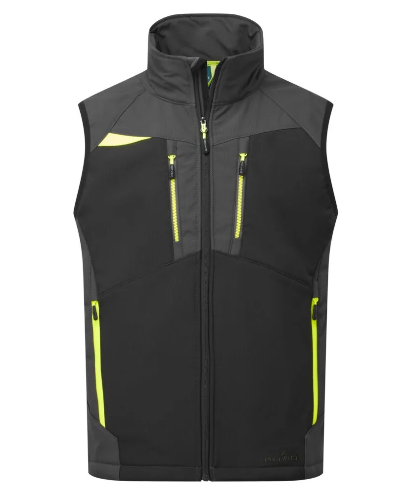 Portwest DX476 DX4 Softshell Bodywarmer (3L) in Metal Grey