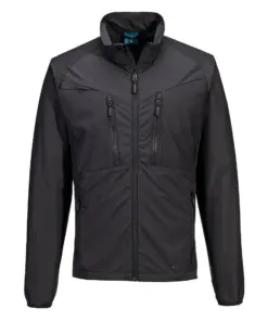 Portwest DX480 DX4 Lightweight Stretch Work Jacket in All Black