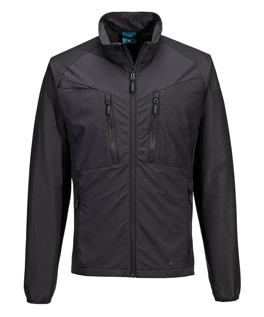 Portwest DX480 DX4 Lightweight Stretch Work Jacket in All Black