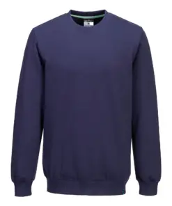 Portwest EC300 Cotton Recyclable Sweatshirt in Navy