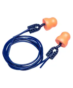Portwest EP12 Easy Fit PU Ear Plugs Corded 200-Pair Pack in Orange