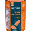 Portwest EP13 PU Foam Ear Plugs 30-Pair Pack in Orange