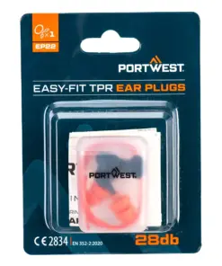 Portwest EP22 Easy Fit TPR Corded (1 Pair) in Orange