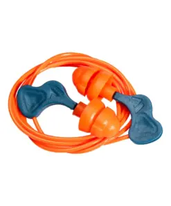 Portwest EP23 Easy Fit TPR Ear Plugs 50-Pair Pack in Orange