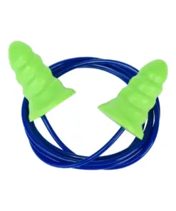 Portwest EP27 Disposable PU Ear Plugs Corded Low Attenuation 200-Pair Pack in Green