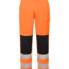 Portwest ES046 ES1 Essential Hi-Vis Work Trouser in Orange