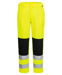 Portwest ES046 ES1 Essential Hi-Vis Work Trouser in Yellow