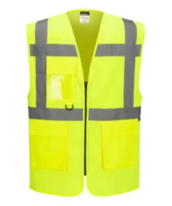 Portwest ES376 ES1 Essential Hi-Vis Mesh Executive Vest in Yellow