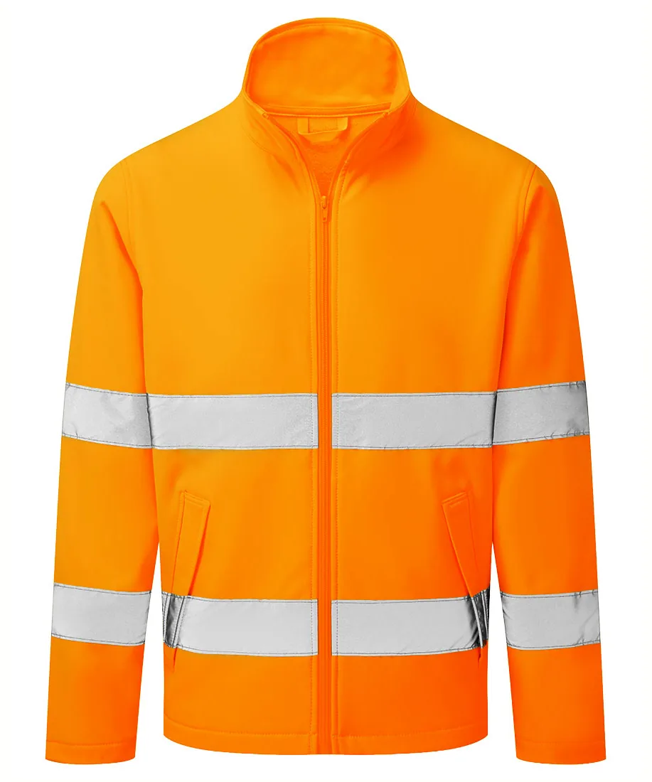 Portwest ES428 ES1 Essential Hi-Vis Softshell Jacket (2L) in Orange