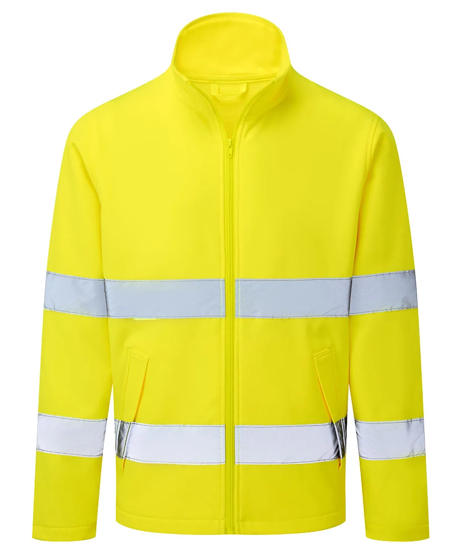 Portwest ES428 ES1 Essential Hi-Vis Softshell Jacket (2L) in Yellow
