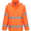 Portwest ES440 ES1 Essential Hi-Vis Rain Jacket in Orange