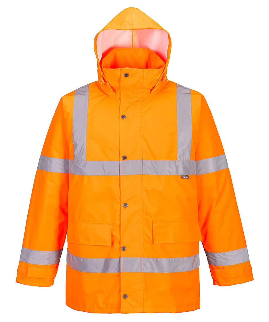 Portwest ES460 Essential Hi-Vis Winter Traffic Jacket in Orange