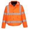 Portwest ES463 ES1 Essential Hi-Vis Winter Bomber Jacket in Orange