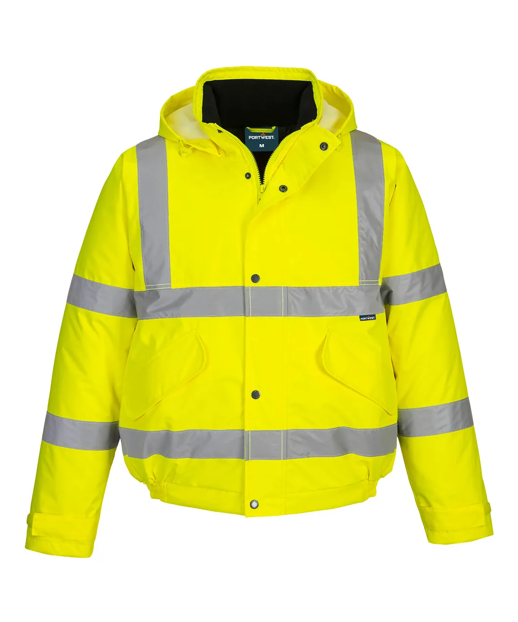 Portwest ES463 ES1 Essential Hi-Vis Winter Bomber Jacket in Yellow