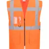 Portwest ES476 ES1 Essential Hi-Vis Executive Vest in Orange