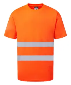 Portwest ES478 ES1 Essential Hi-Vis T-shirt Short Sleeve in Orange