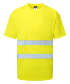 Portwest ES478 ES1 Essential Hi-Vis T-shirt Short Sleeve in Yellow