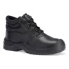 Portwest ESF01 Steel Split Leather Mid Boot S1P FO SR in Black