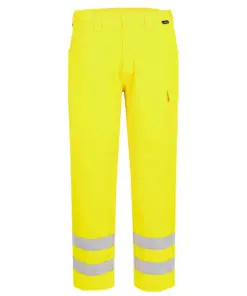 Portwest EST46 ES1 Essential Hi-Vis Combat Trouser in Yellow