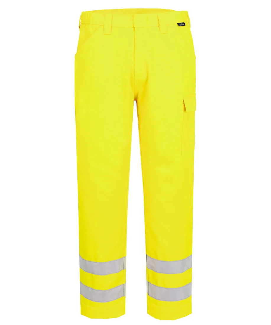 Portwest EST46 ES1 Essential Hi-Vis Combat Trouser in Yellow