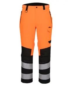 Portwest EV402 EV4 Hi-Vis Expedition Trouser in Orange/Black