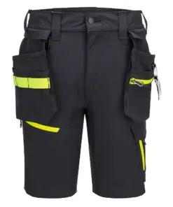 Portwest EV444 EV4 Lightweight Detachable Holster Shorts in Black