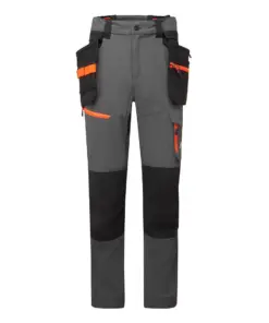 Portwest EV446 EV4 Lightweight Detachable Holster Trousers in Metal Grey