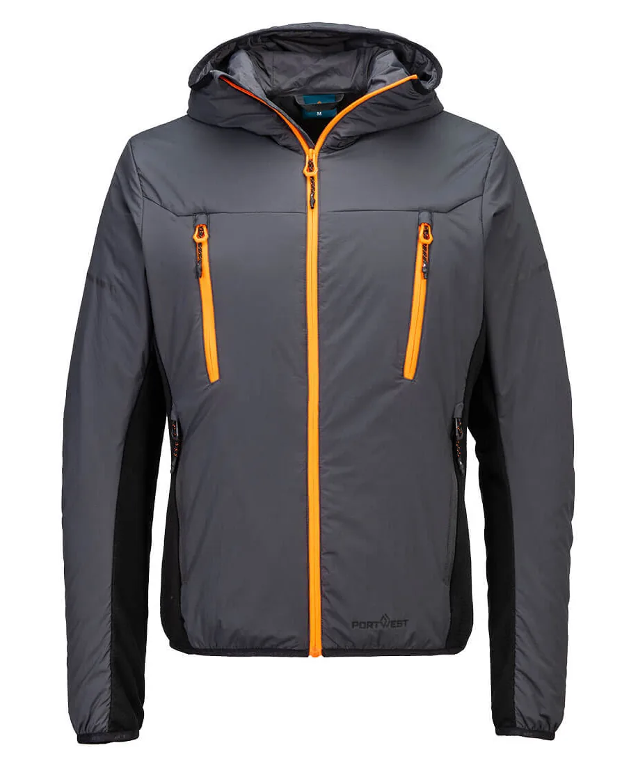 Portwest EV470 EV4 Insulated Hybrid Jacket in Metal Grey