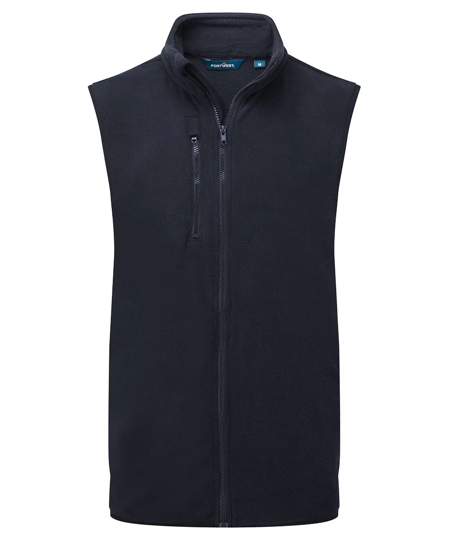Portwest F417 Eco Fleece Gilet in Navy
