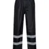 Portwest F441 Classic Iona Rain Trousers in Black