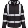Portwest F442 Iona Enhanced Lightweight Packable Jacket in Black