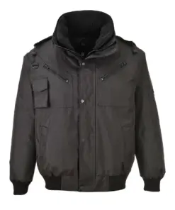 Portwest F465 3-in-1 Bomber Jacket in Black