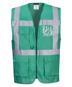 Portwest F476 Iona Executive Vest in Bottle Green