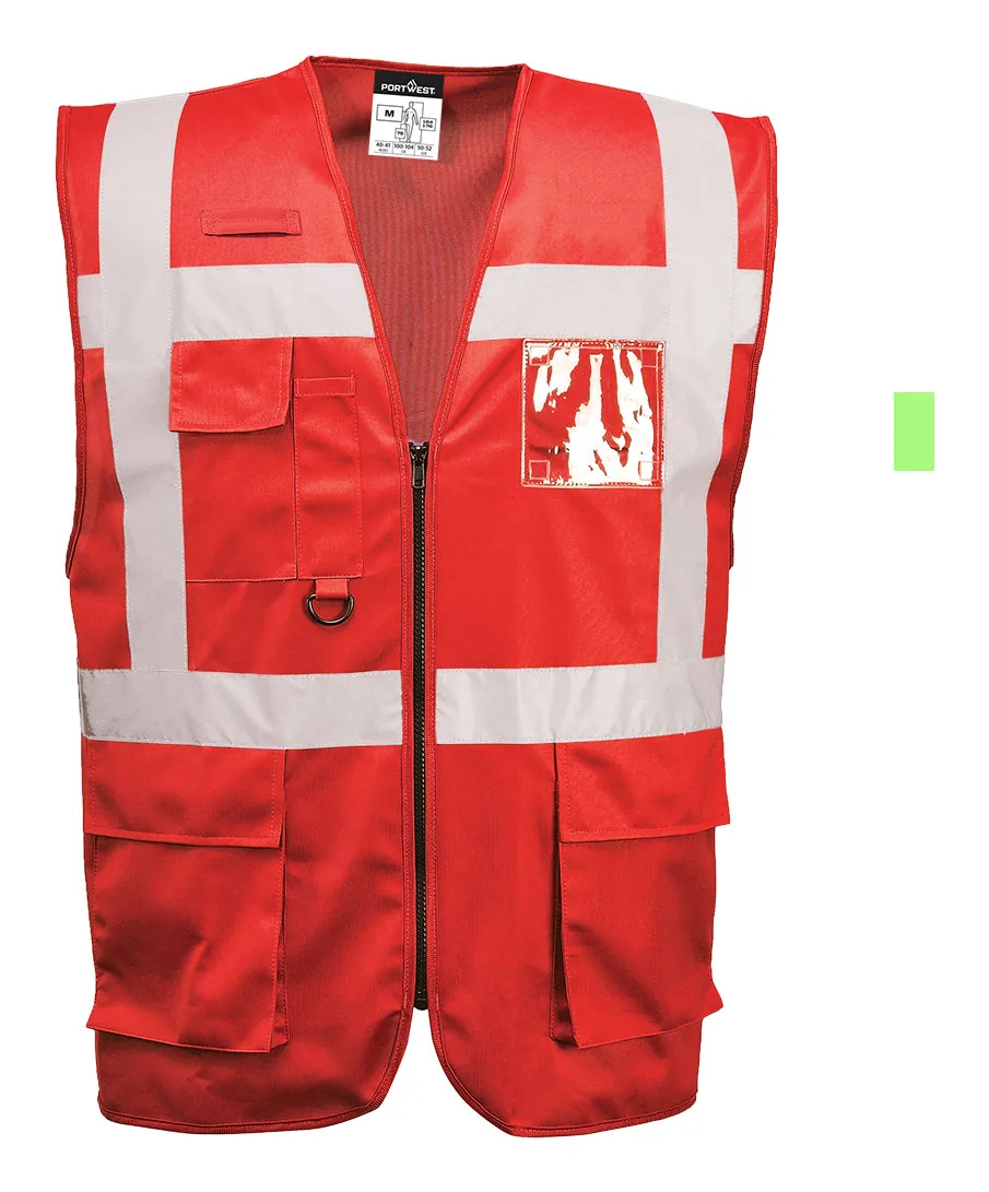 Portwest F476 Iona Executive Vest in Red