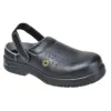 Portwest FC03 Composite Microfibre Clog SB ESD SRC A E FO in Black