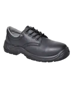 Portwest FC14 Composite Action Leather Low Shoe S1PS SR in Black