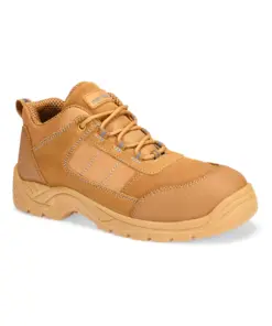 Portwest FC24 Composite Textile Suede Low Shoe S1 SR FO in Wheat