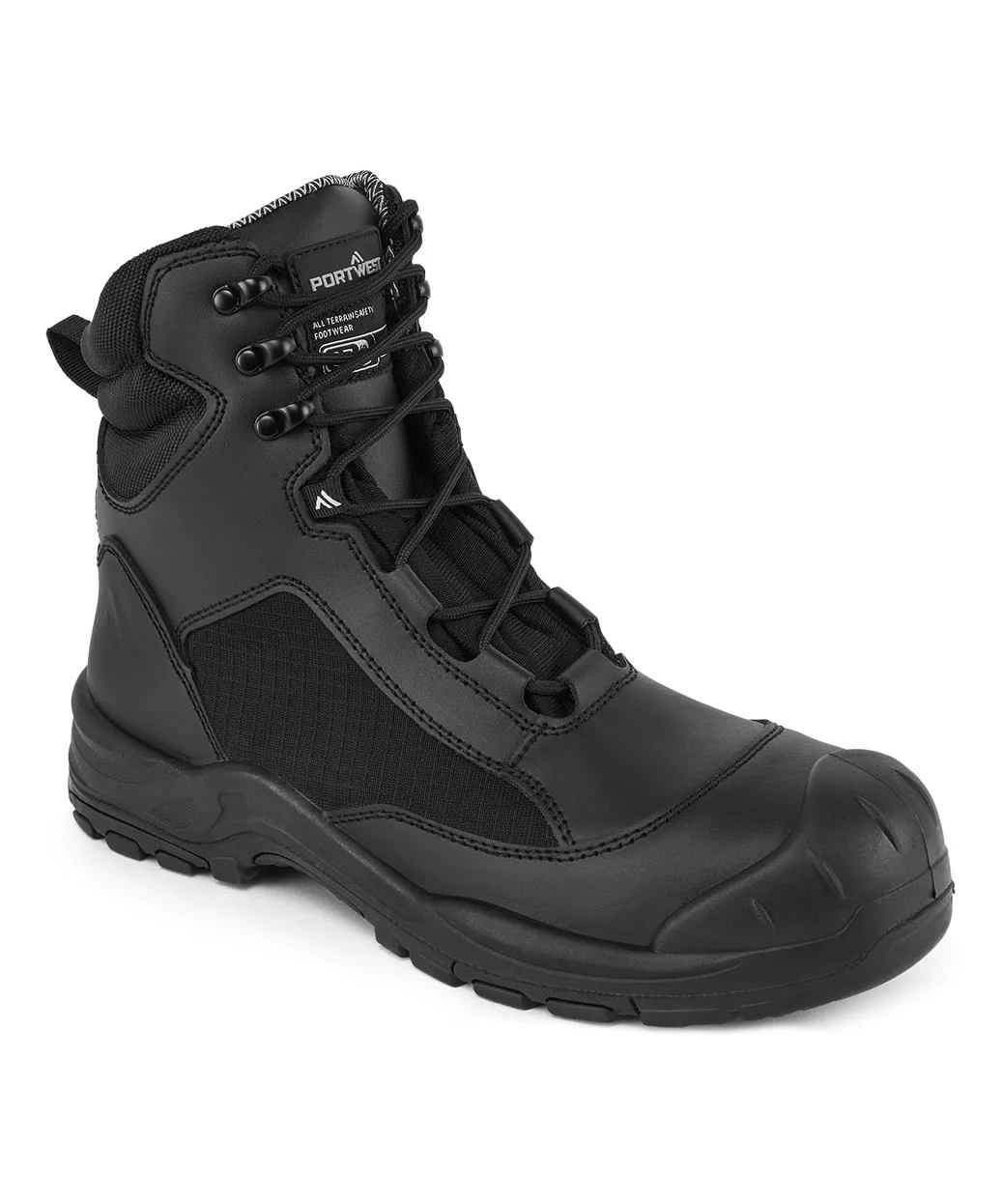 Portwest FC26 Occupational Action Leather High Boot O7S HRO SR FO SC in Black