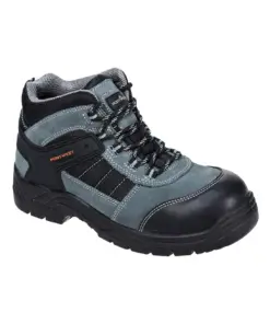 Portwest FC65 Composite Cow Suede Trainer S1P in Black