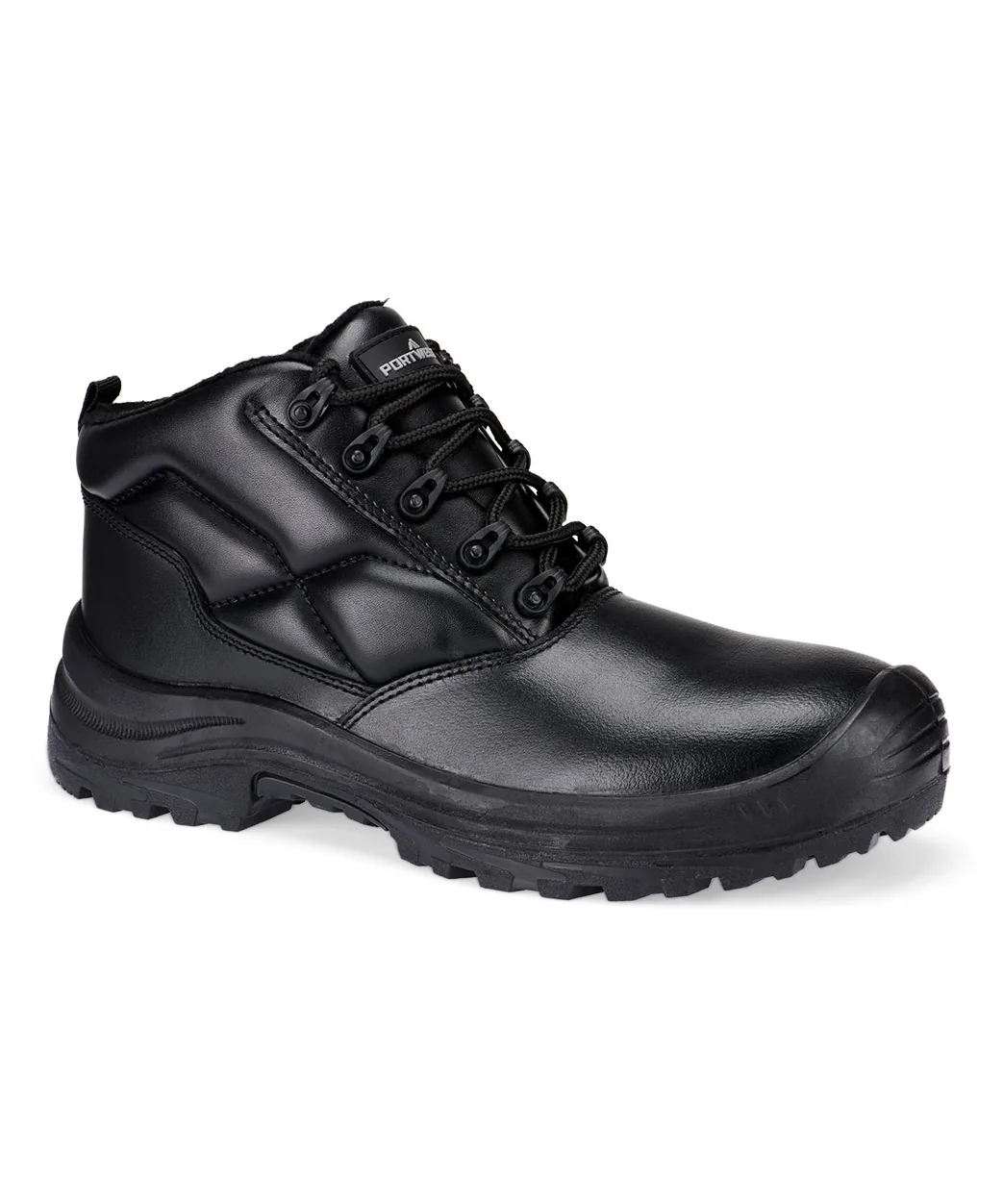Portwest FC71 Composite Leather Winter Boot S3L HRO FO SR in Black