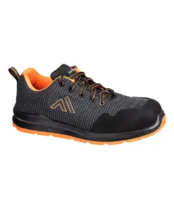 Portwest FC72 Composite Textile Trainer S3S SR FO in Black